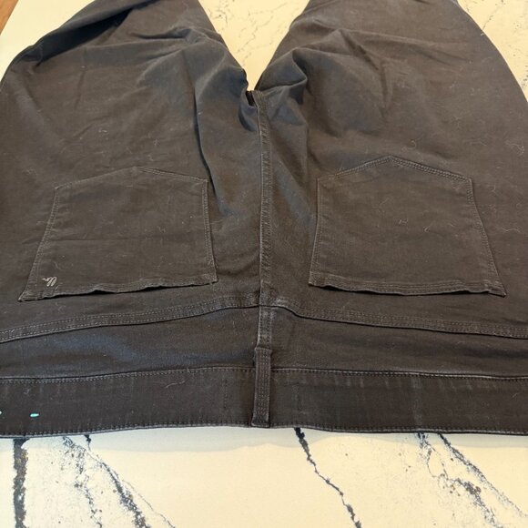 Plus Size Skinny Jeans Lularoe Elastic Waist Solid Black Stretch Size 24-26 - Picture 4 of 6